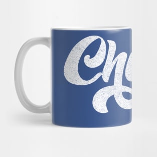 Chicago // Retro Vintage Faded Style Design Mug